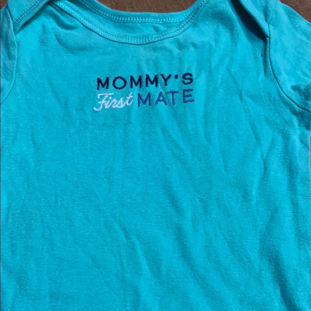 Carter's Teal Baby Onesie